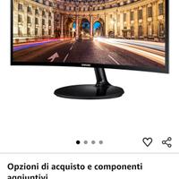Monitor Samsung 27 pollici curvo 