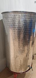 contenitore per olio in acciaio inox 500 litri