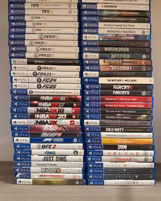 Lotto Giochi PlayStation. Prezzi diversi da 2,99€.