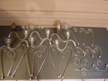 Lampadario 700 Pastorale Vetro di Murano a 6 luci