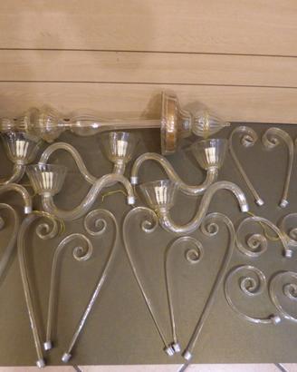 Lampadario 700 Pastorale Vetro di Murano a 6 luci