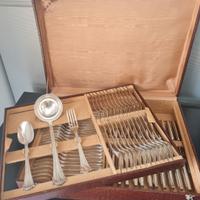 Servizio posate in argento Sambonet 75 pezzi