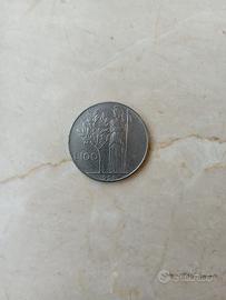 Moneta 100 lire anno 1958