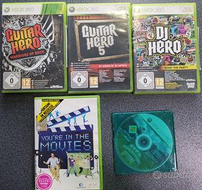 giochi xbox 360 Guitar Hero 5 Dj Hero Sega Tennis