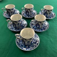 SEVIZIO DA TÉ X6 DISEGNO ORIENTALE