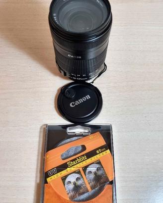 Obiettivo Canon EFS  18-135mm + filtro UV