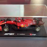 Ferrari SF 21 1:43  Burago C. Leclerc 