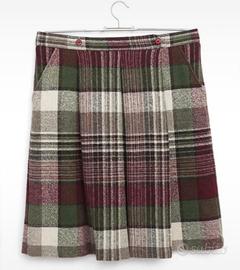 Gonna scozzese lana tartan 44-46