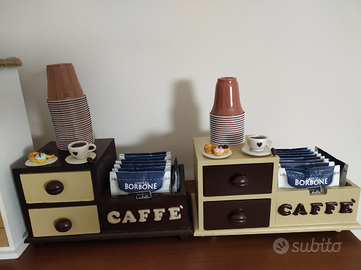 Mini cassettiera porta cialde capsule + kit caffè - Arredamento e  Casalinghi In vendita a Caserta