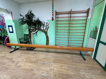 Trave di Equilibrio in Legno per Ginnastica