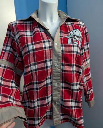 Camicia flanella vintage Gangboy Y2K unisex  XS