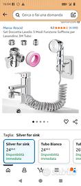 set doccetta per lavare capelli. nuovo 