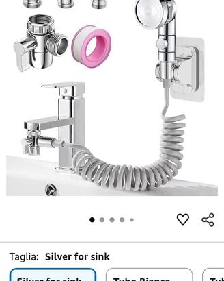 set doccetta per lavare capelli. nuovo 