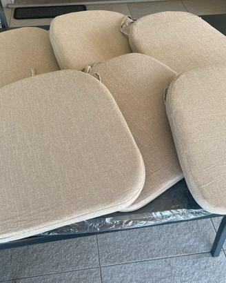 N.6 cuscini beige