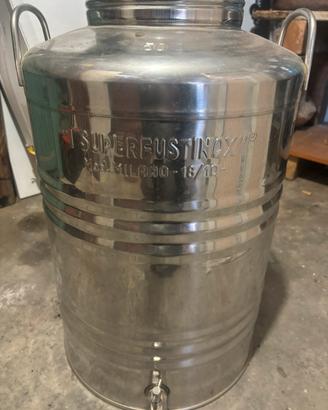 Fusto 50lt inox