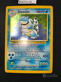 Carta Pokemon Blastoise Base olografica