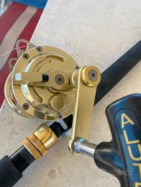 Canna italcanna completa di mulinello alutecnos