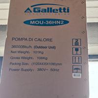pompa di calore Galletti 36000 Btu + Spit
