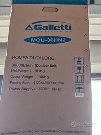 pompa di calore Galletti 36000 Btu + Spit