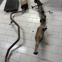 Marmitta completa catalizzatore auris hybrid