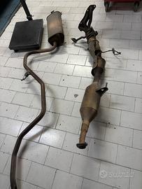 Marmitta completa catalizzatore auris hybrid