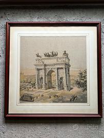 Quadro Arco della pace Milano