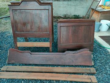 letto matrimoniale storico
