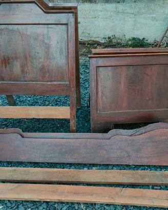 letto matrimoniale storico