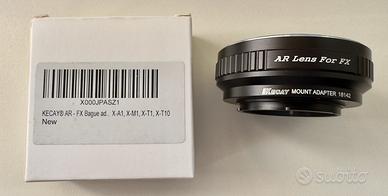 Adattatore obiettivo Konica AR/Fujifilm FX