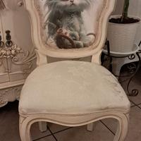 sedia poltroncina Shabby 