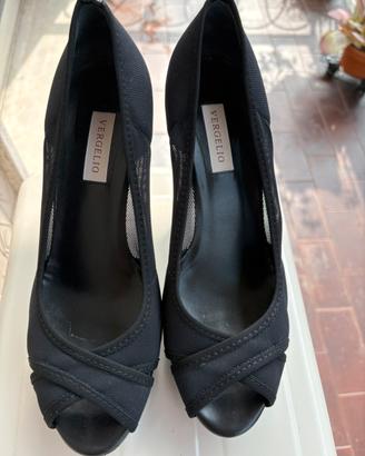 scarpe Vergelio peep toe nr 39,5