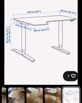 Scrivania angolare Ikea