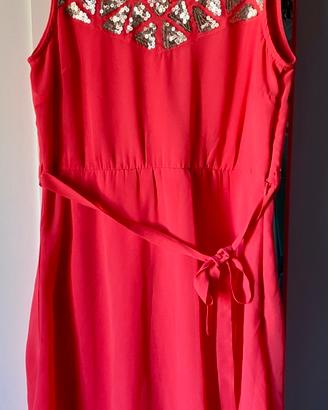 Abito casual rosa corallo tg.S