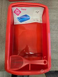 Lettiera per gatti con paletta