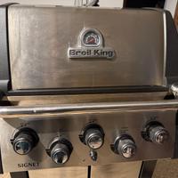 BBQ Broil King Signet 390 a gas + piastra in ghisa