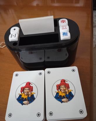 carte da gioco + dadi 