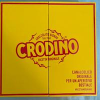 Crodino Kit Aperitivo 5 Bicchieri Sottobicchieri
