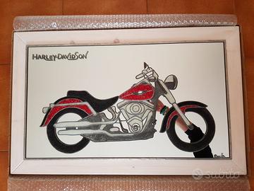 Quadro Specchio Moto Bar