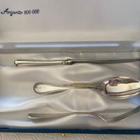 Set posate bimbo argento 800