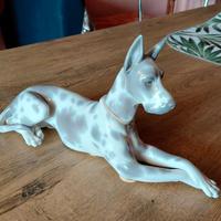 Statuina Cane alano Lladro in porcellana