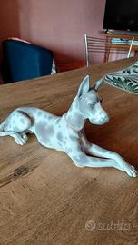 Statuina Cane alano Lladro in porcellana