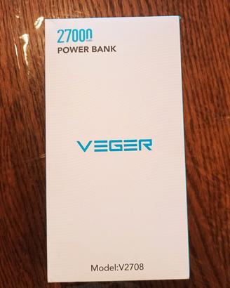 ⚡ Power Bank VEGER 27000mAh – NUOVO, MAI USATO! ⚡