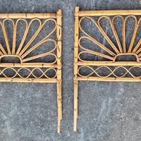 2 testiere vintage in bambù