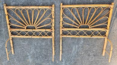 2 testiere vintage in bambù