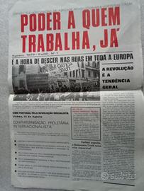 SINDACALISMO RIVOLUZIONARIO PORTOGALLO ITALIA 1975