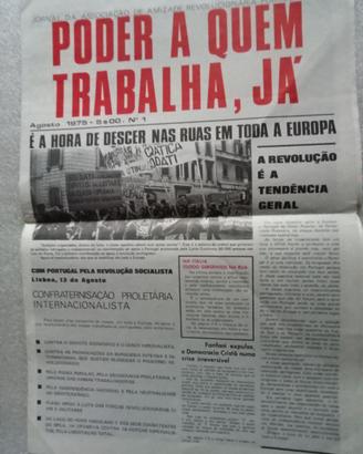 SINDACALISMO RIVOLUZIONARIO PORTOGALLO ITALIA 1975