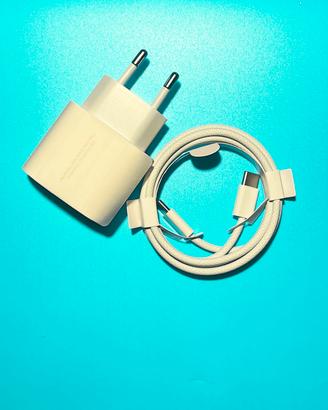 Caricatore Apple 20W + Cavo 60W usb-c Apple 