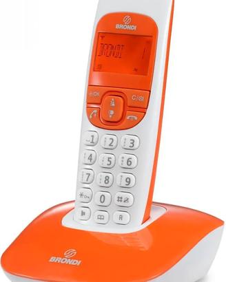 Brondi Telefono Cordless DECT colore Arancione - N