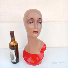 Busto manichino Donna Anni 70/80 Francia Vintage