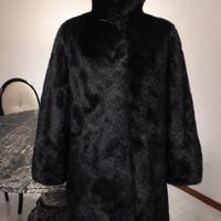 Cappotto pelliccia nera  44 condizioni eccellenti